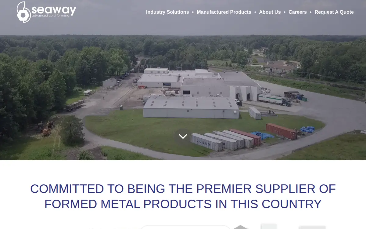 Homepage of Seaway Bolt and Specials Company