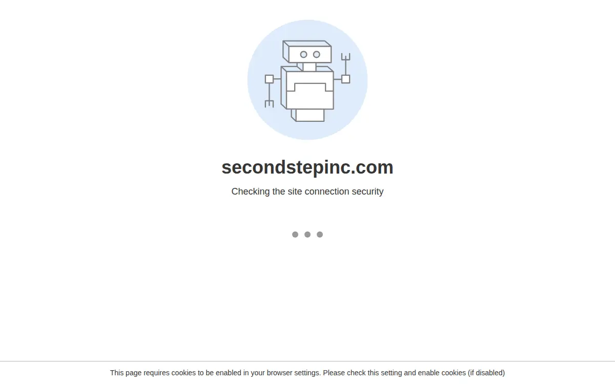 Homepage of Second Step, INC