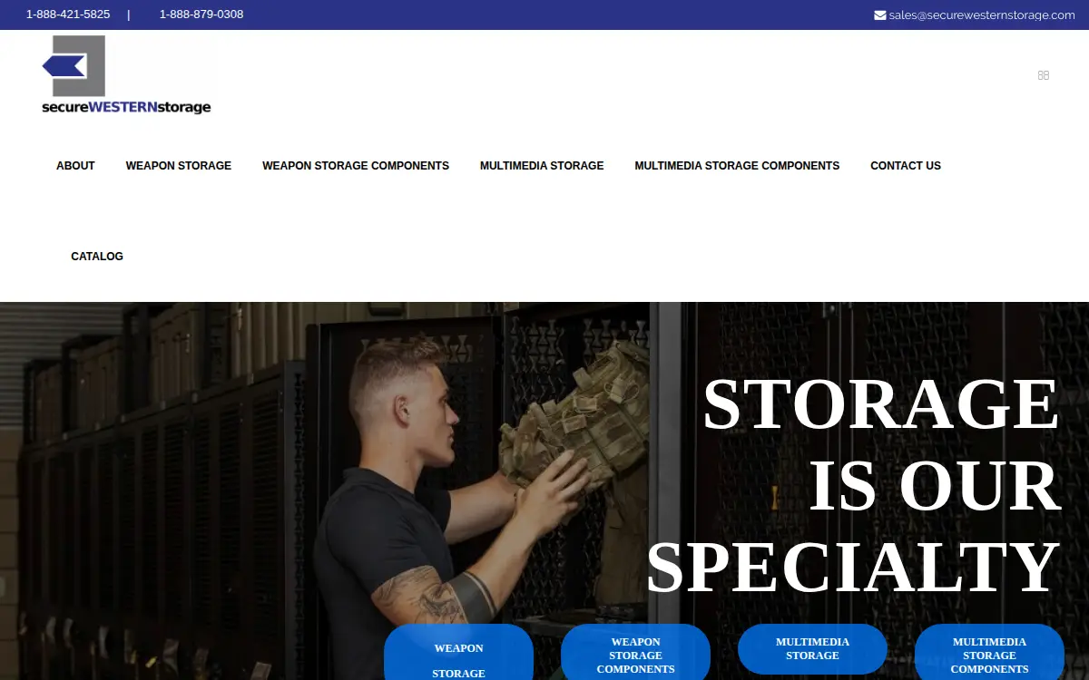 Homepage of Secure Western Storage INC