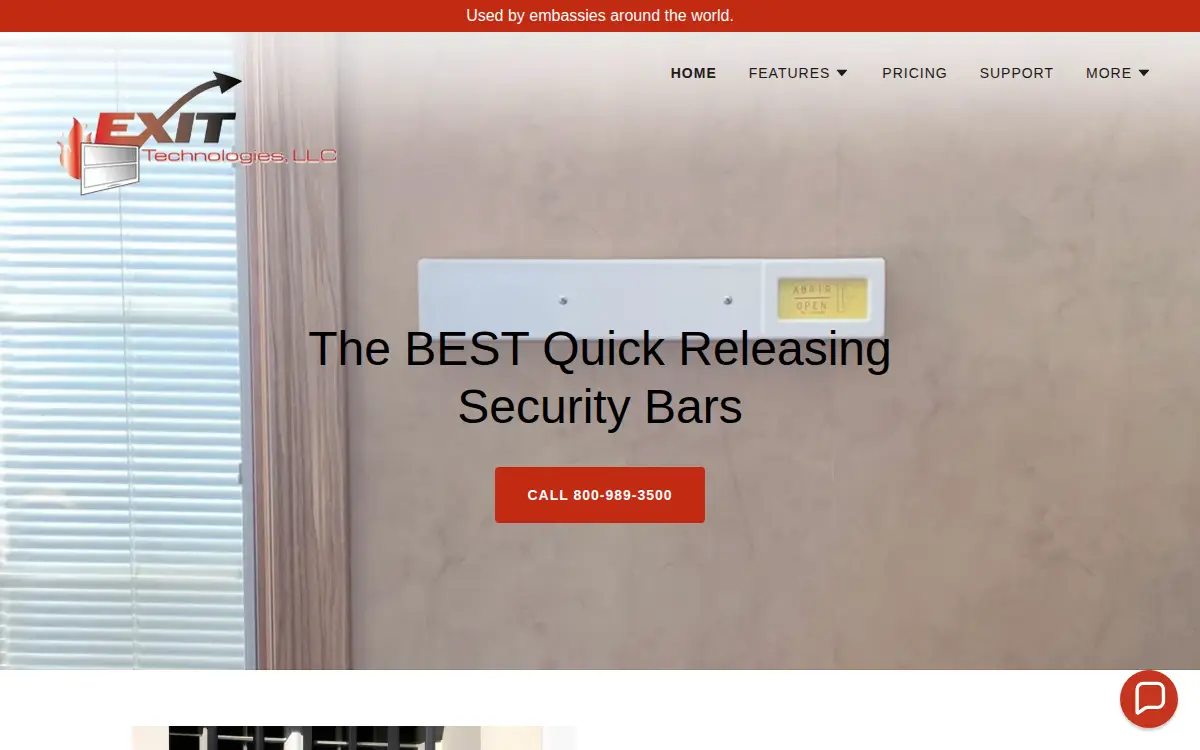 Homepage of Exit Technologies LLC