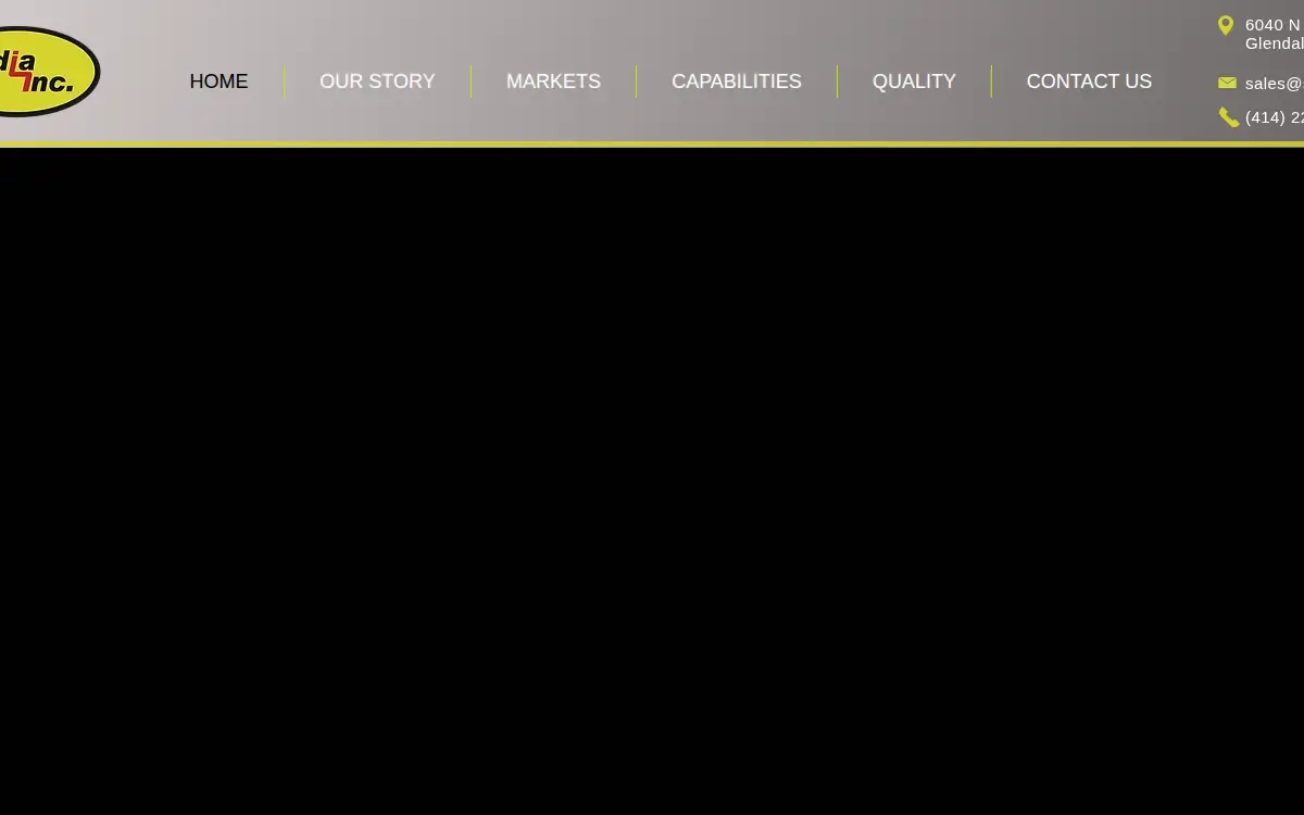 Homepage of Sedia, INC.