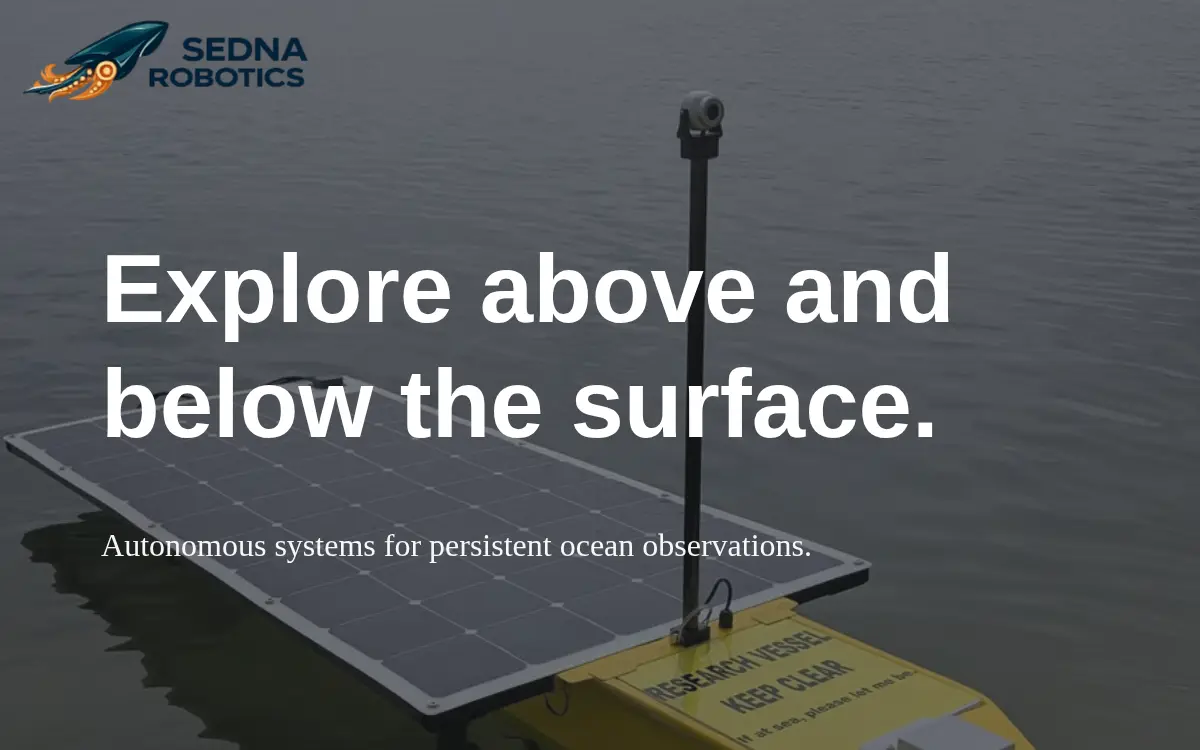 Homepage of Sedna Robotics LLC