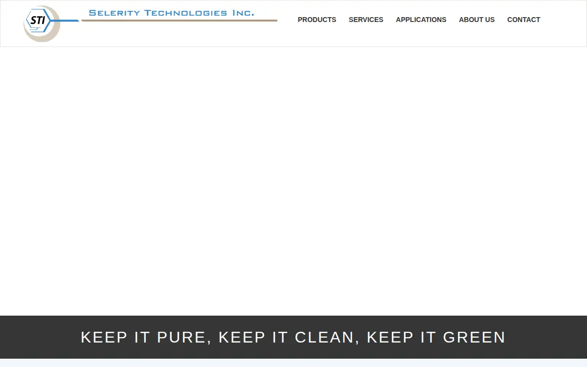 Homepage of Selerity Technologies Usa, INC.