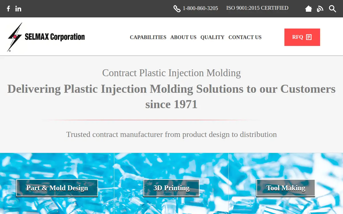 Homepage of Selmax CORP.