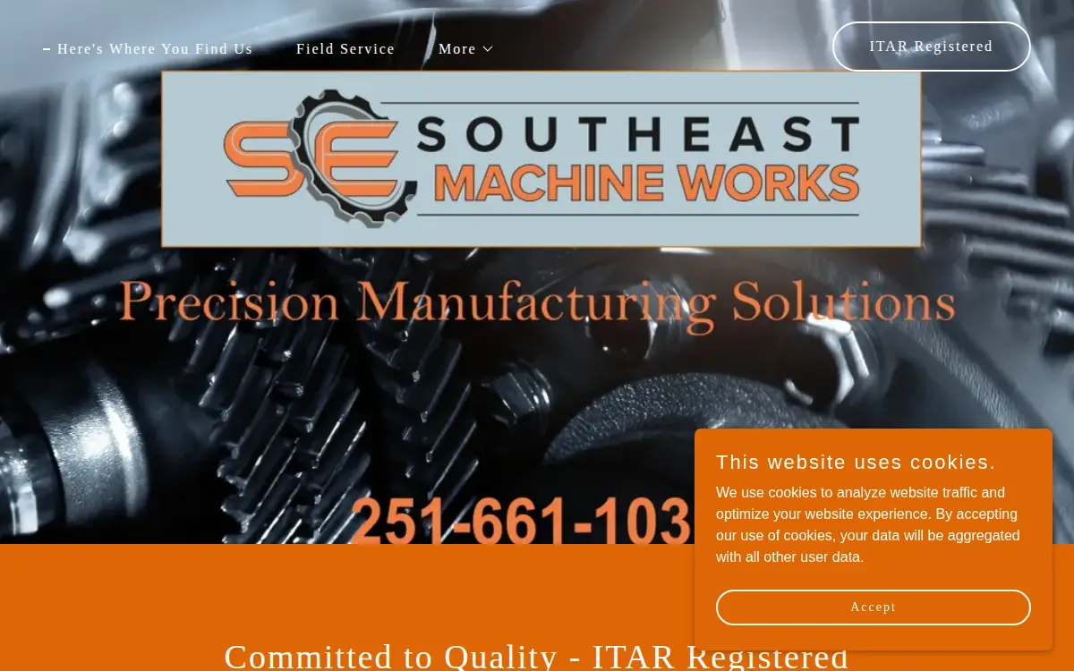 Homepage of S and a Machine Works LLC