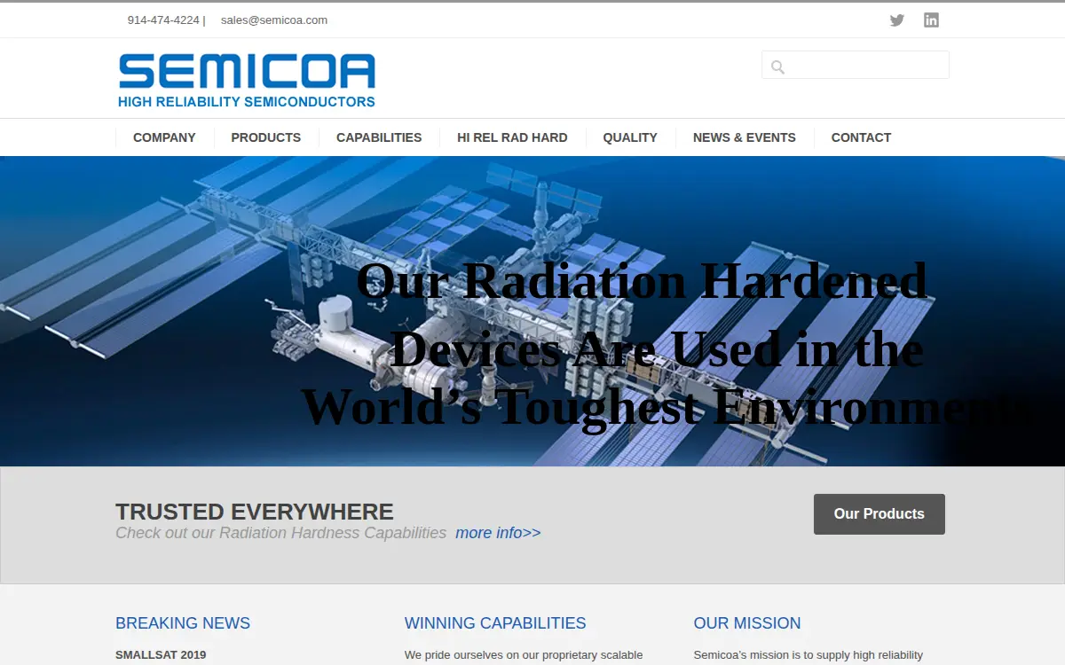 Homepage of Osi Optoelectronics, INC