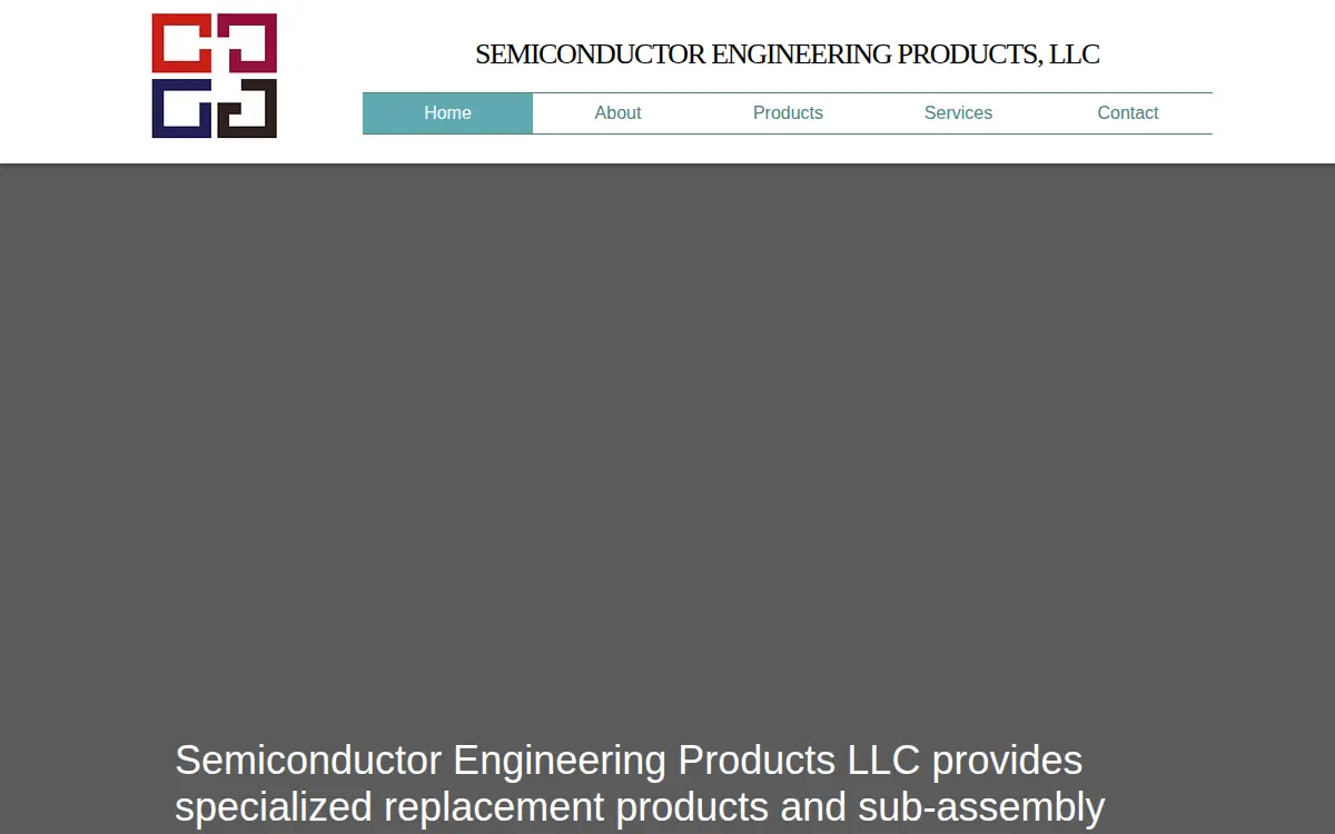 Homepage of Semiconductor Engineering Products LLC