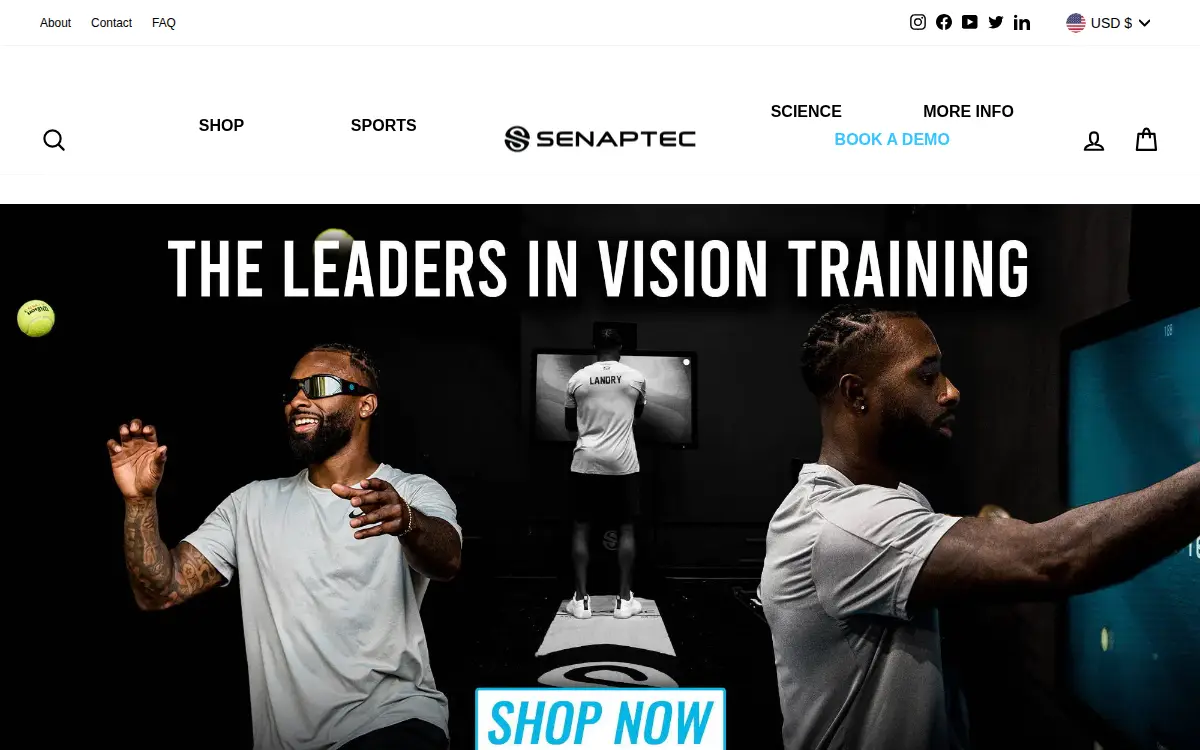 Homepage of Senaptec INC