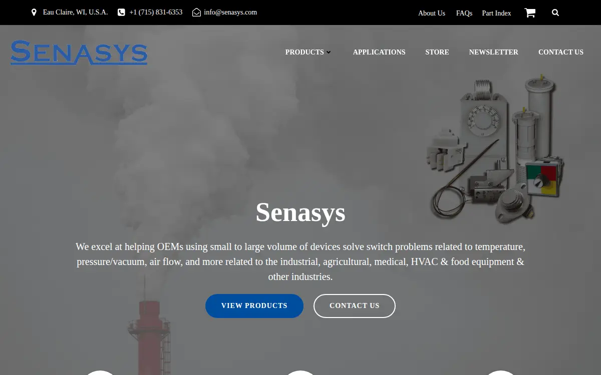 Homepage of Senasys, INC