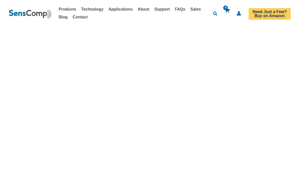 Homepage of Senscomp, INC.