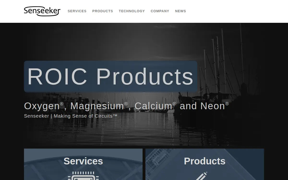 Homepage of Senseeker CORP