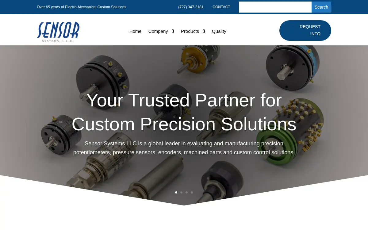 Homepage of Sensor Systems, L.l.c.