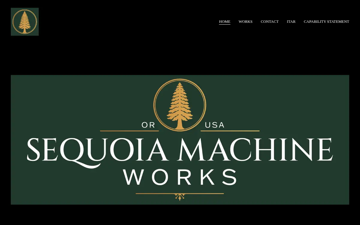 Homepage of Sequoia Machine Works LLC