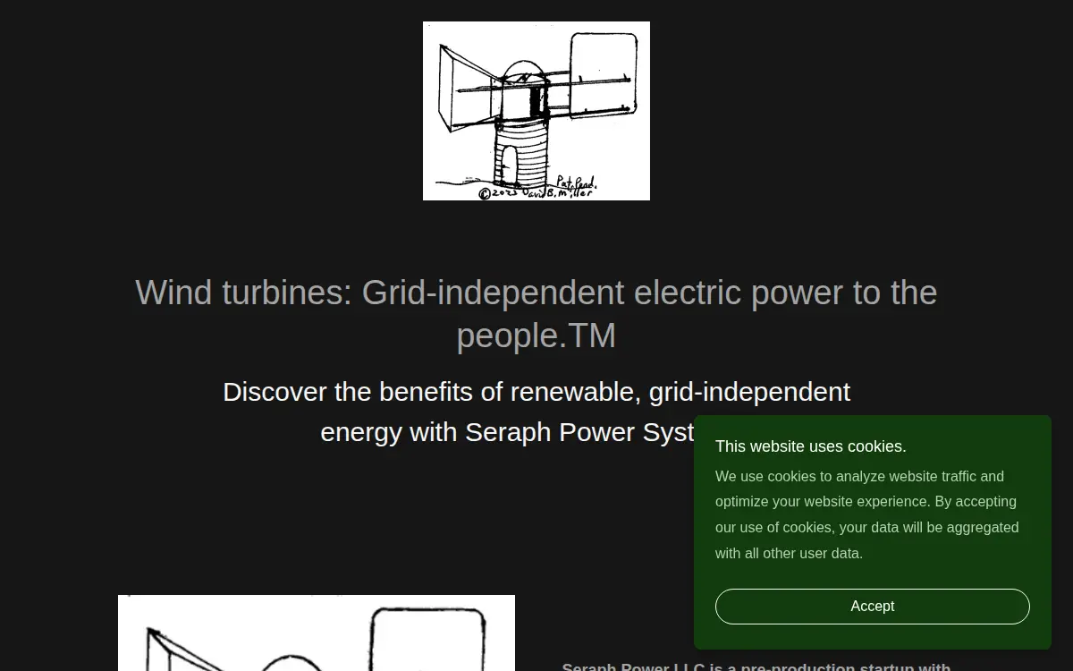 Homepage of Seraph Power LLC