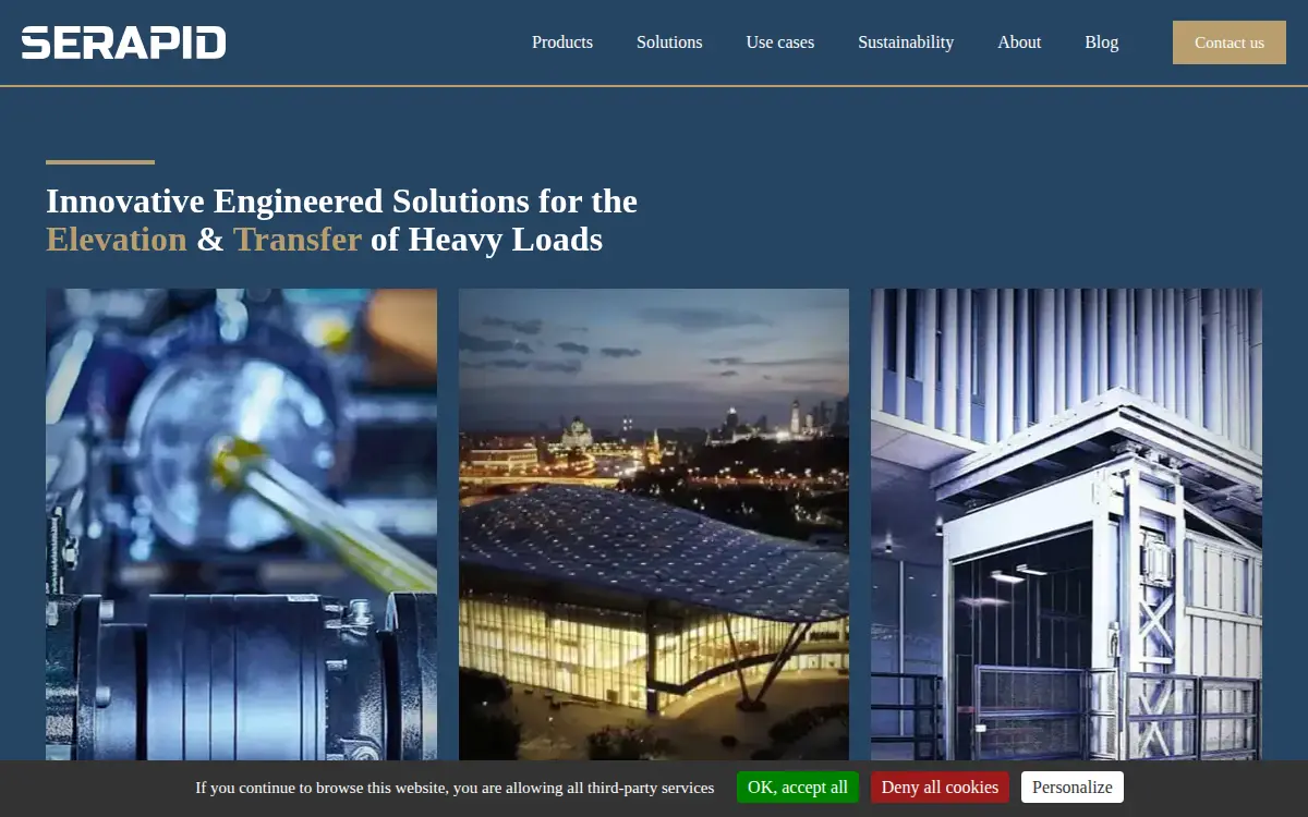 Homepage of Serapid INC