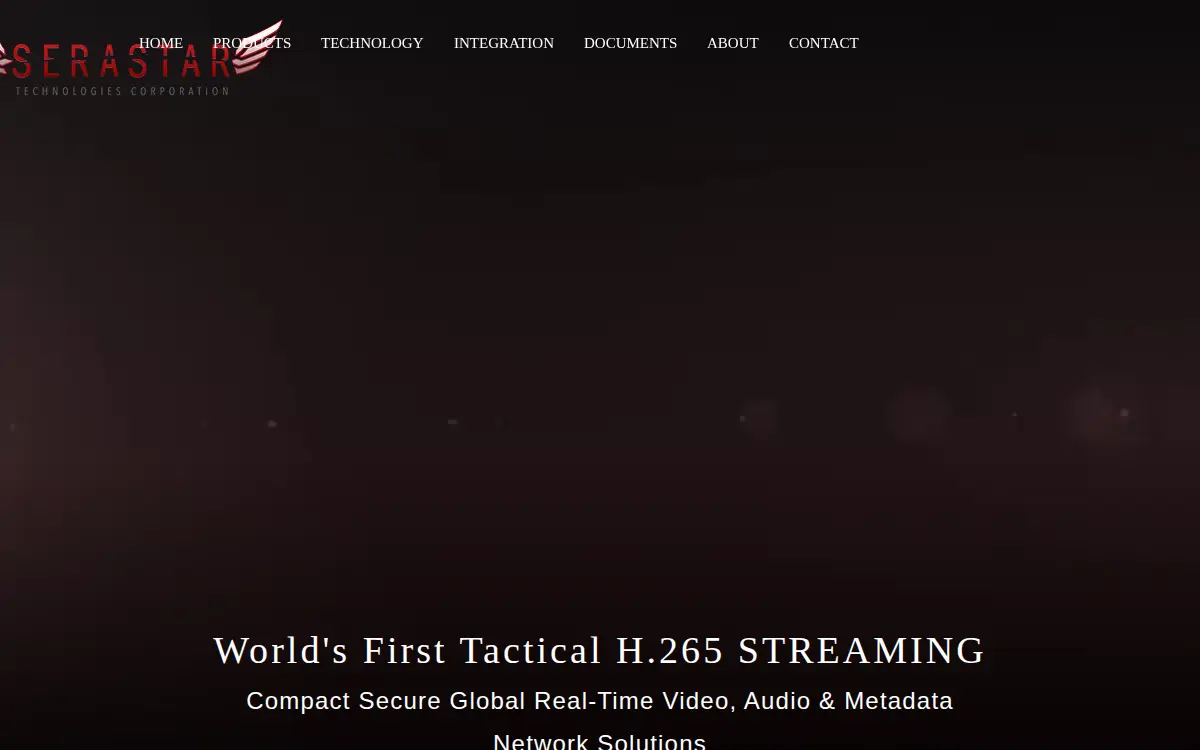 Homepage of Serastar Technologies INC