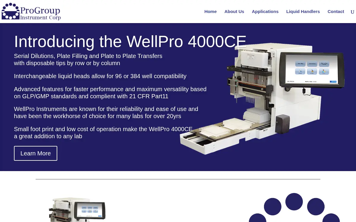 Homepage of Progroup Instrument INC