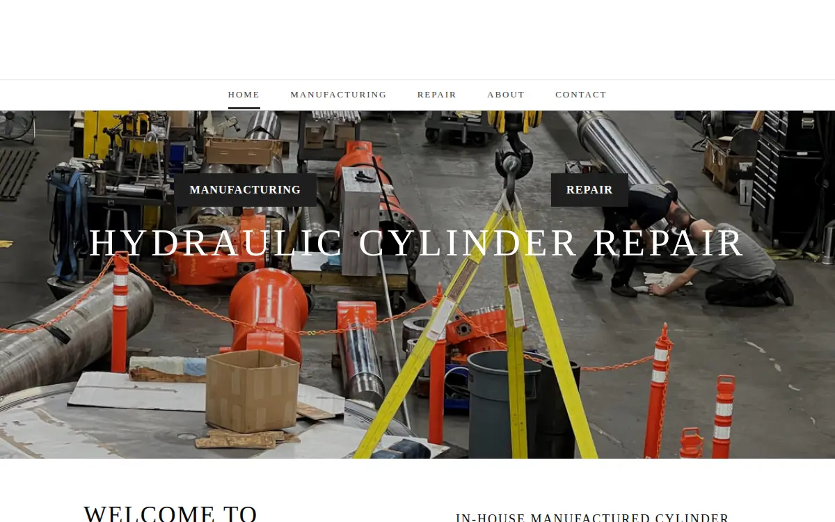 Homepage of Service Hydraulics, INC.