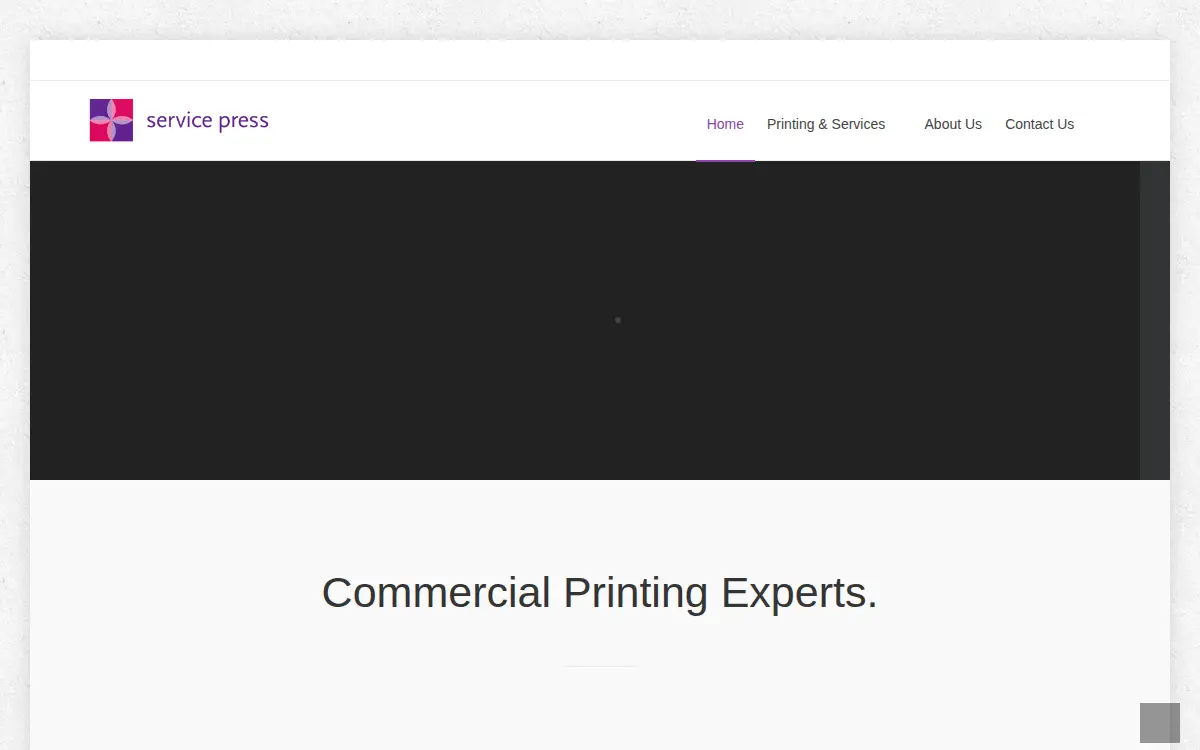 Homepage of Service Press LLC