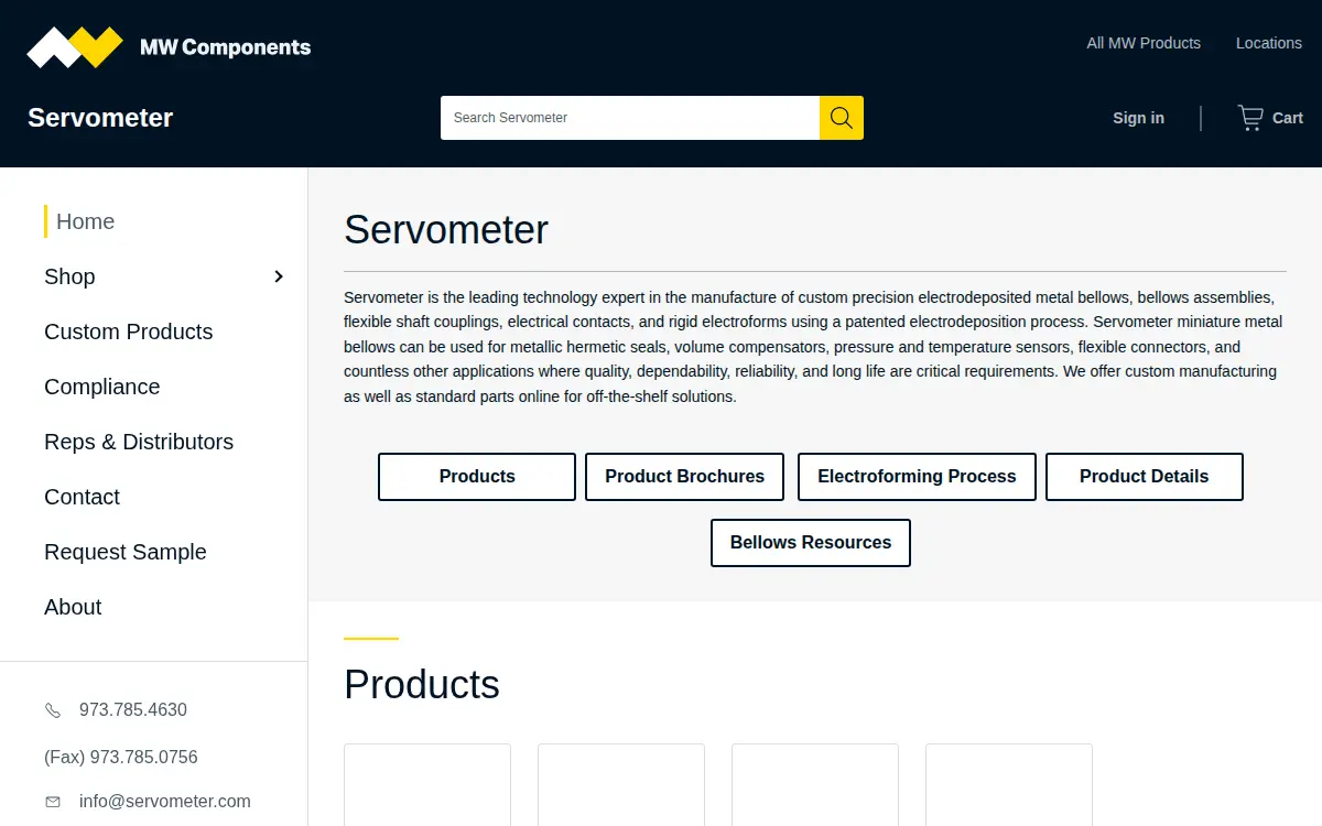 Homepage of Precision Manufacturing Group LLC
