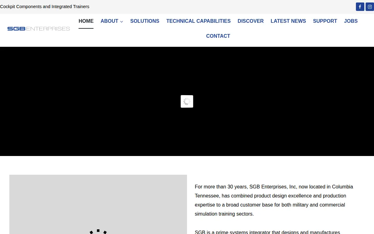 Homepage of Sgb Enterprises, INC.
