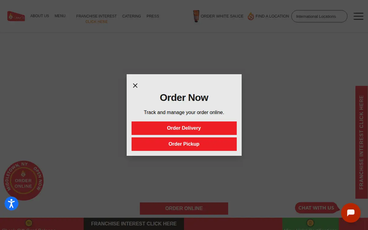 Homepage of Shah's Halal Food & Products INC.