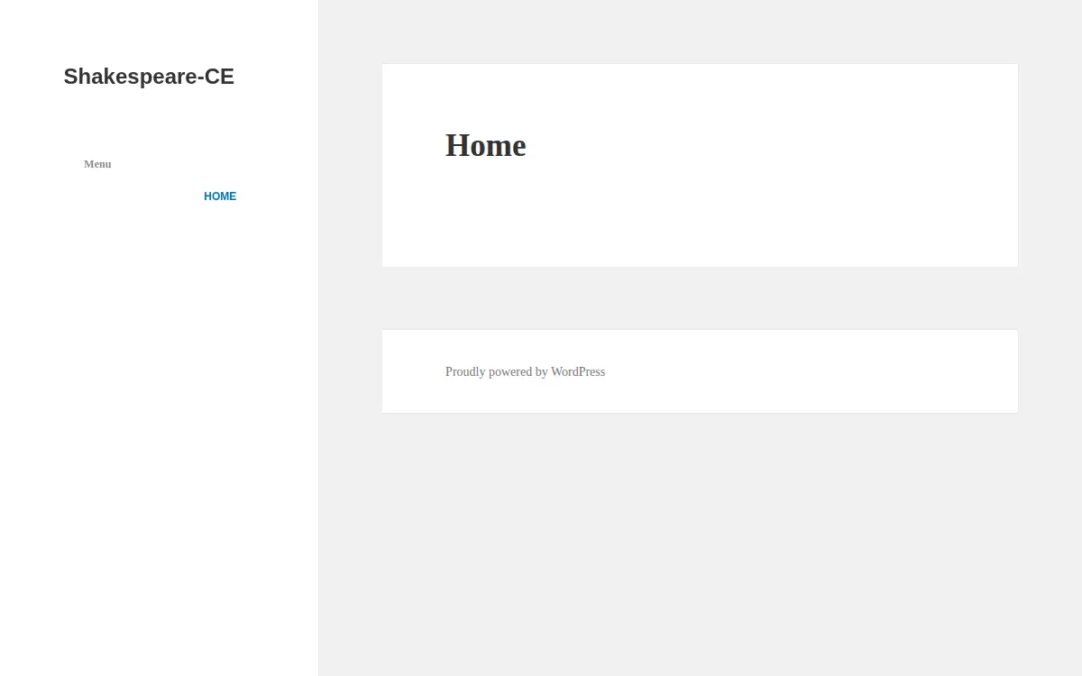 Homepage of Shakespeare Company, LLC