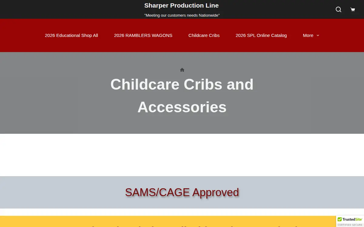 Homepage of Sharper Production Line LLC