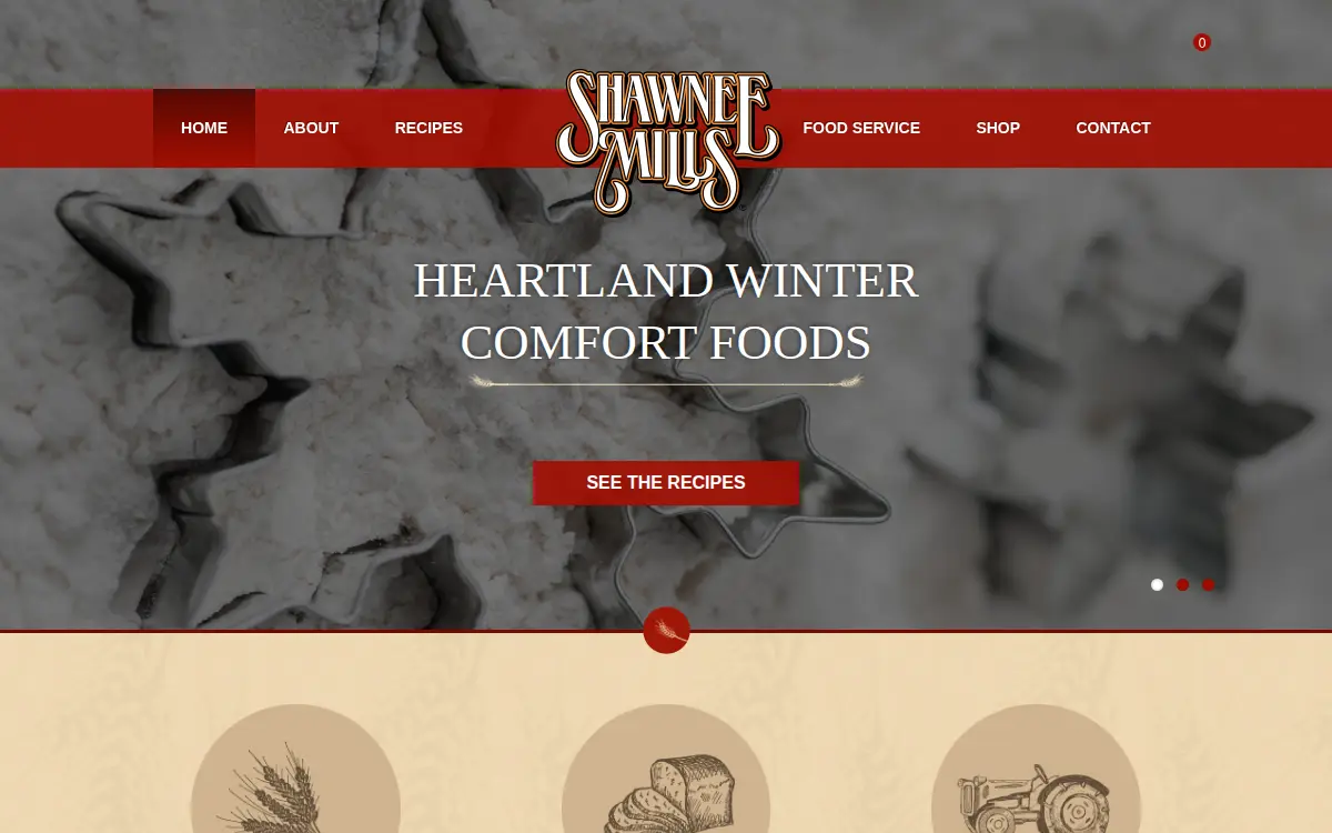 Homepage of Shawnee Milling Company