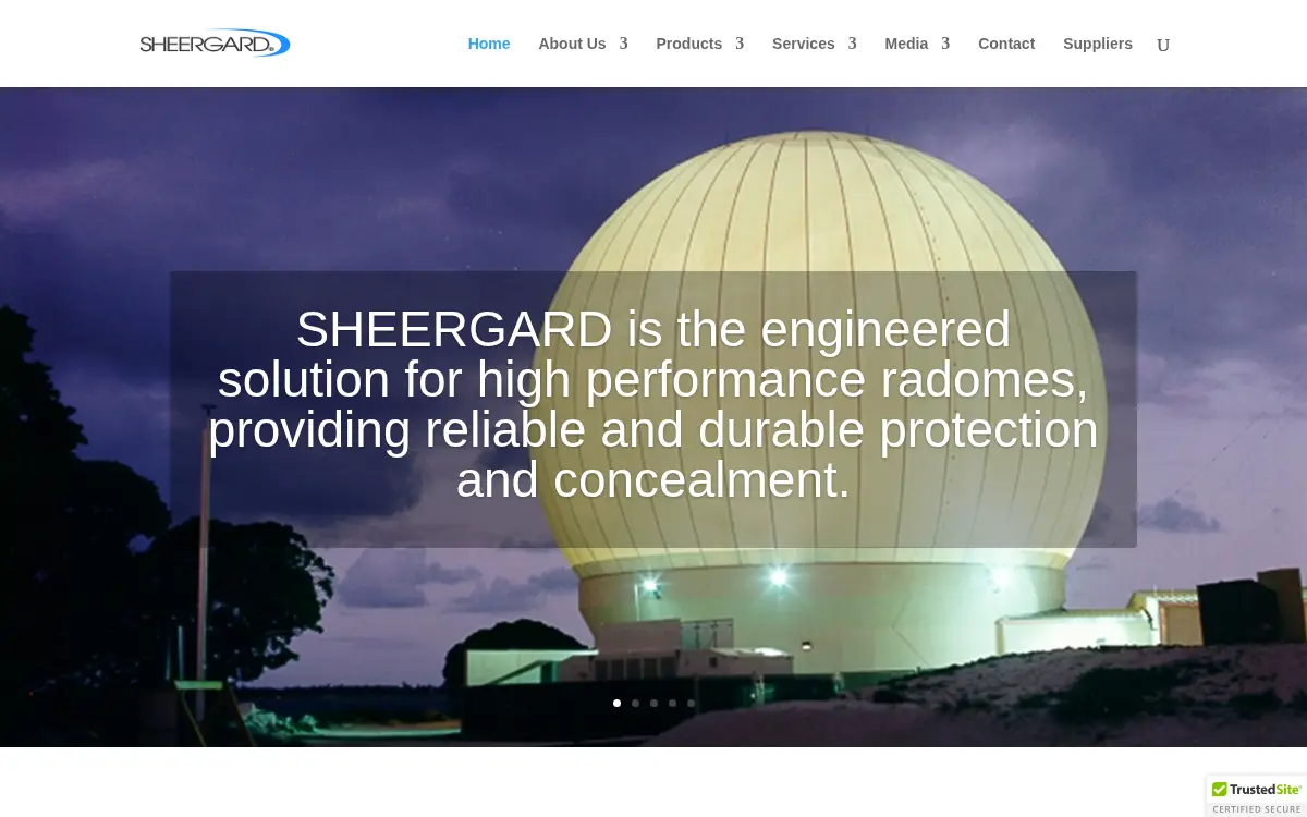 Homepage of Sheergard Composite Solutions INC
