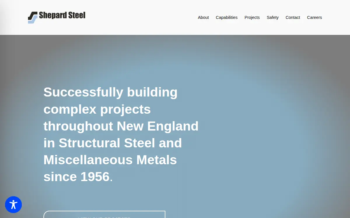 Homepage of Shepard Steel CO INC