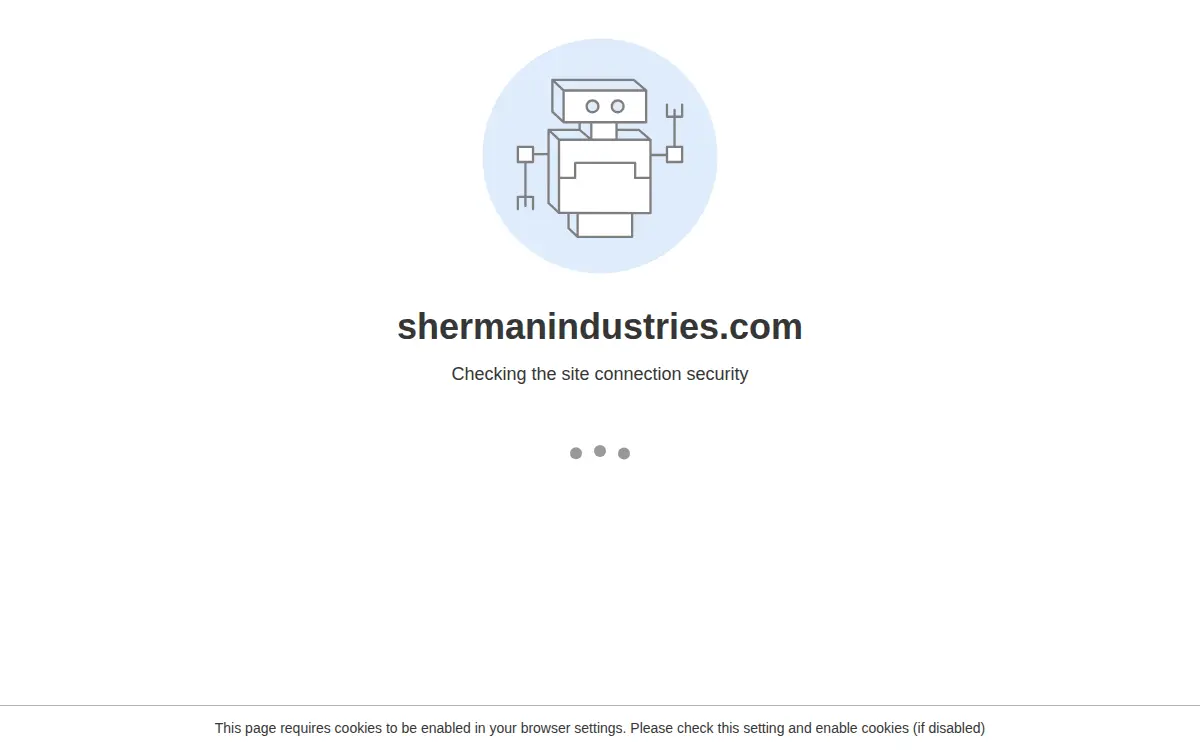 Homepage of Sherman Industries LLC