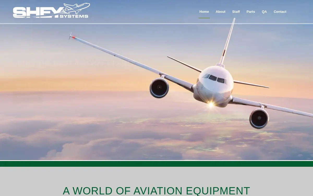 Homepage of Shey Systems INC