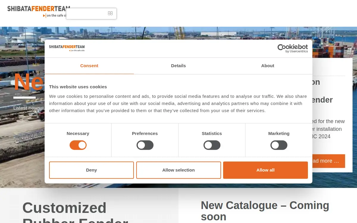 Homepage of Shibatafenderteam INC.