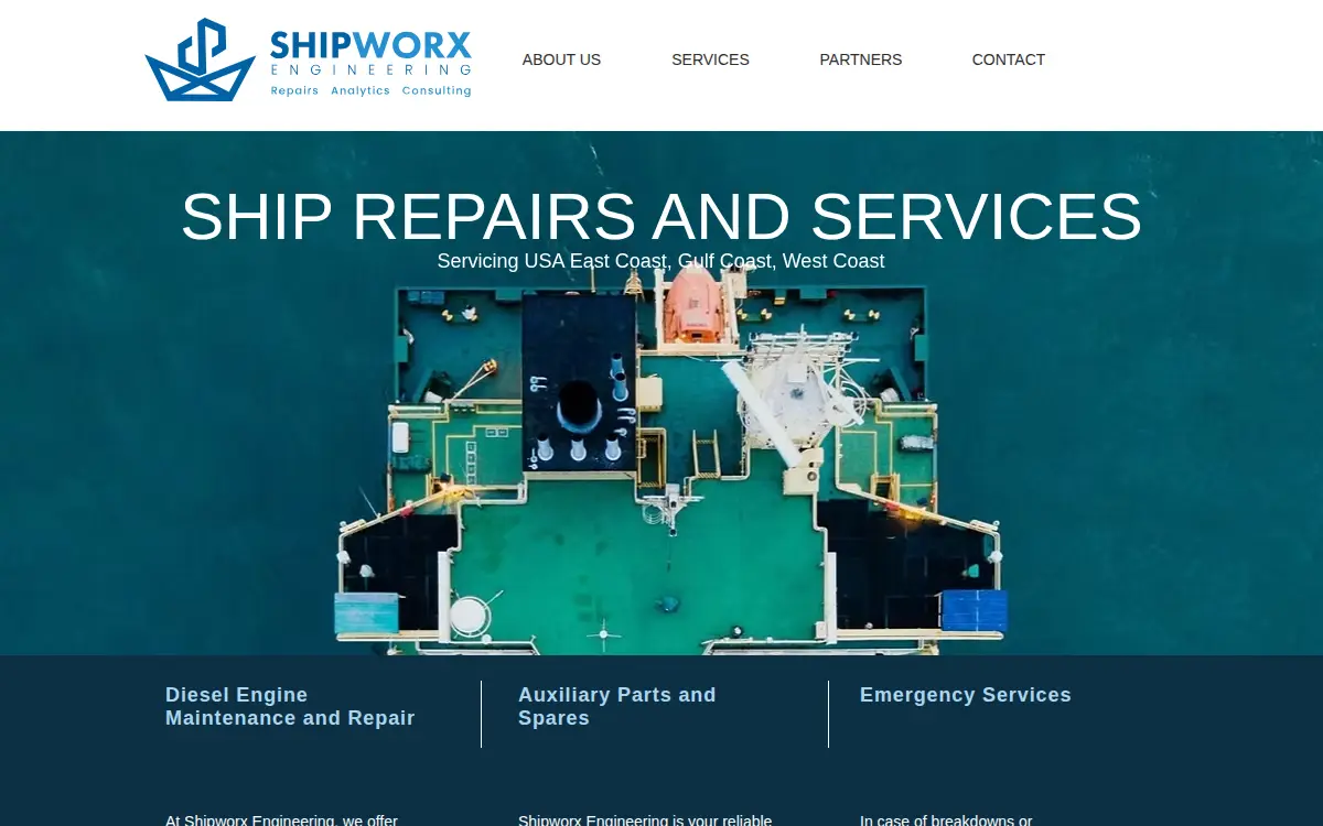 Homepage of Shipworx Engineering LLC
