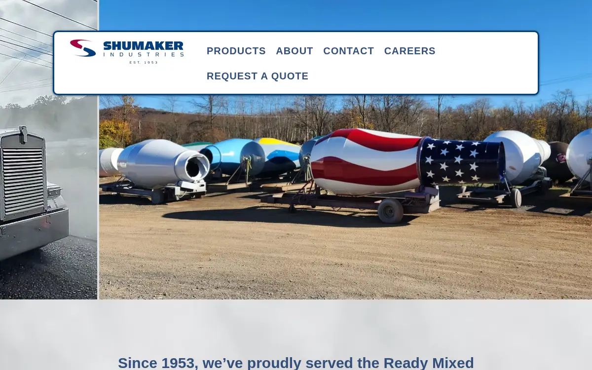 Homepage of Shumaker Industries INC