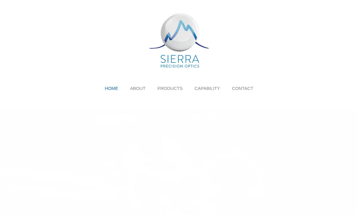 Homepage of Sierra Precision Optics INC