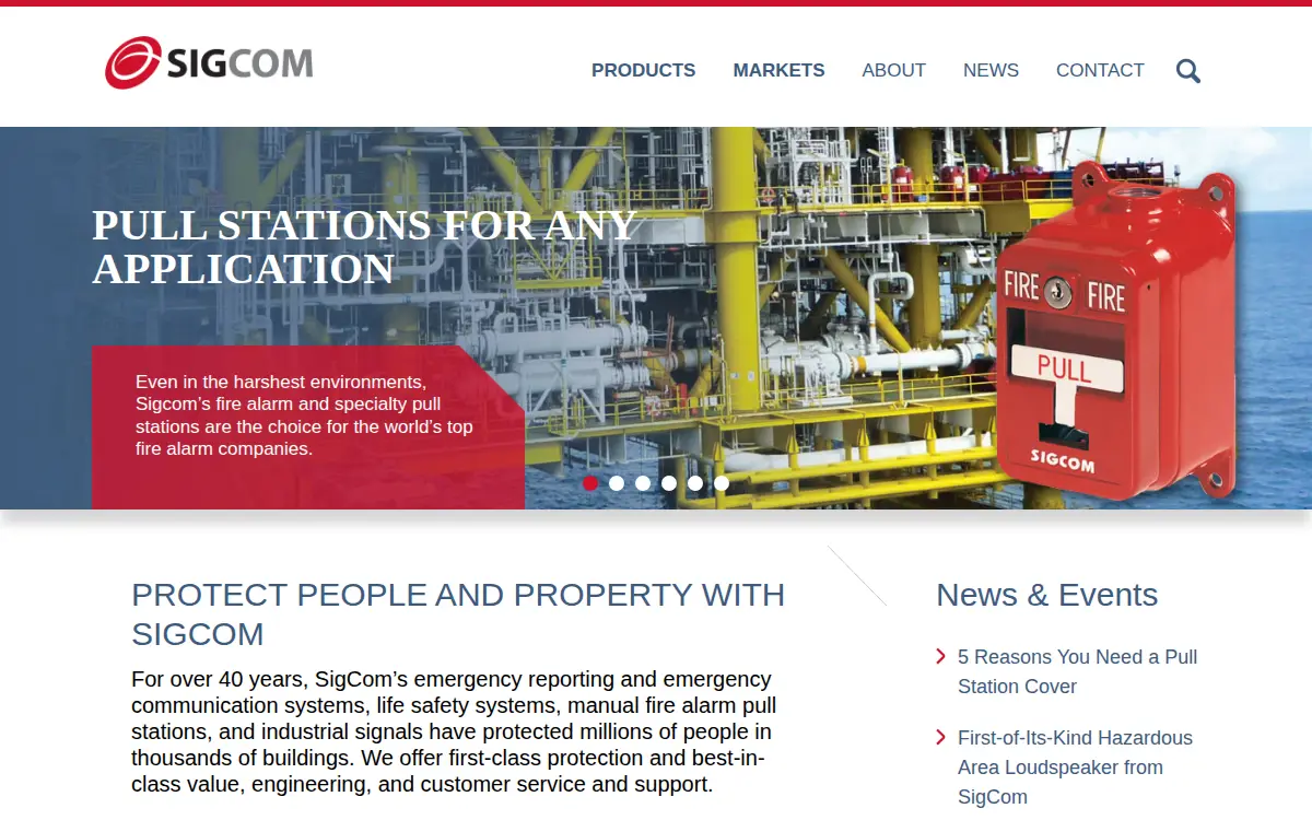 Homepage of Signal Communications CORP