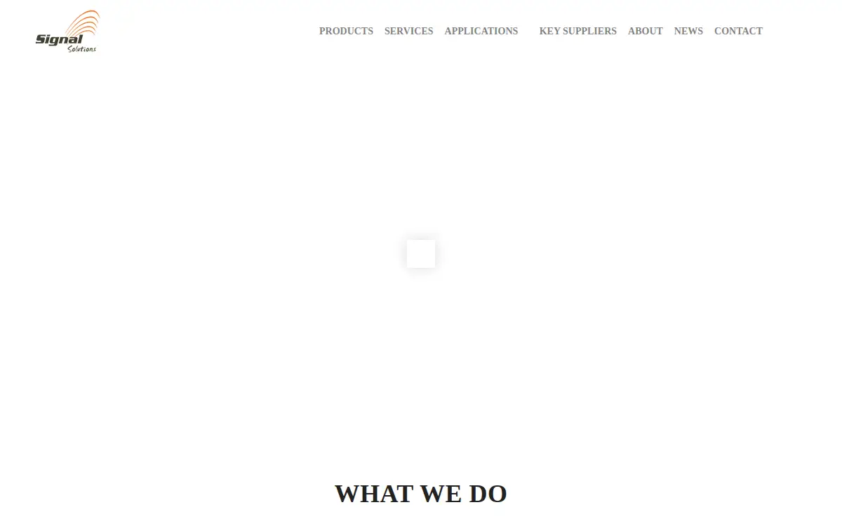 Homepage of Signal Solutions USA LLC