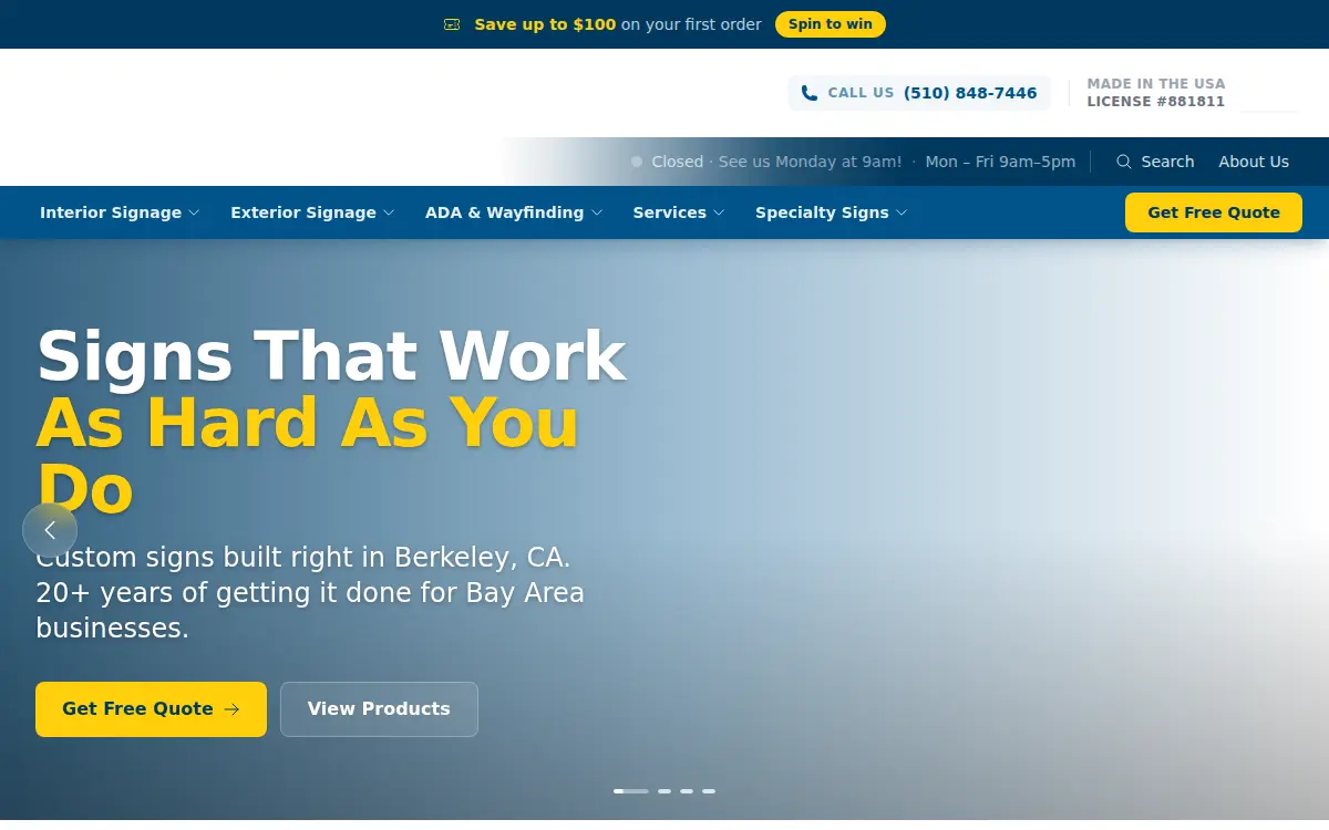 Homepage of Emkjer Enterprises INC