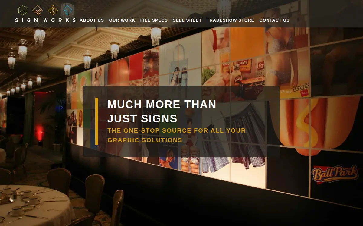 Homepage of Sign Works INC