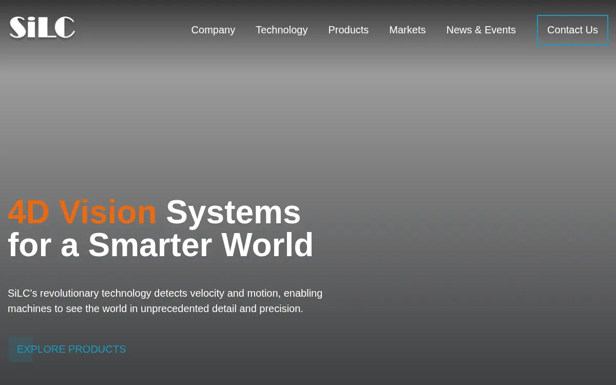 Homepage of Silc Technologies, INC
