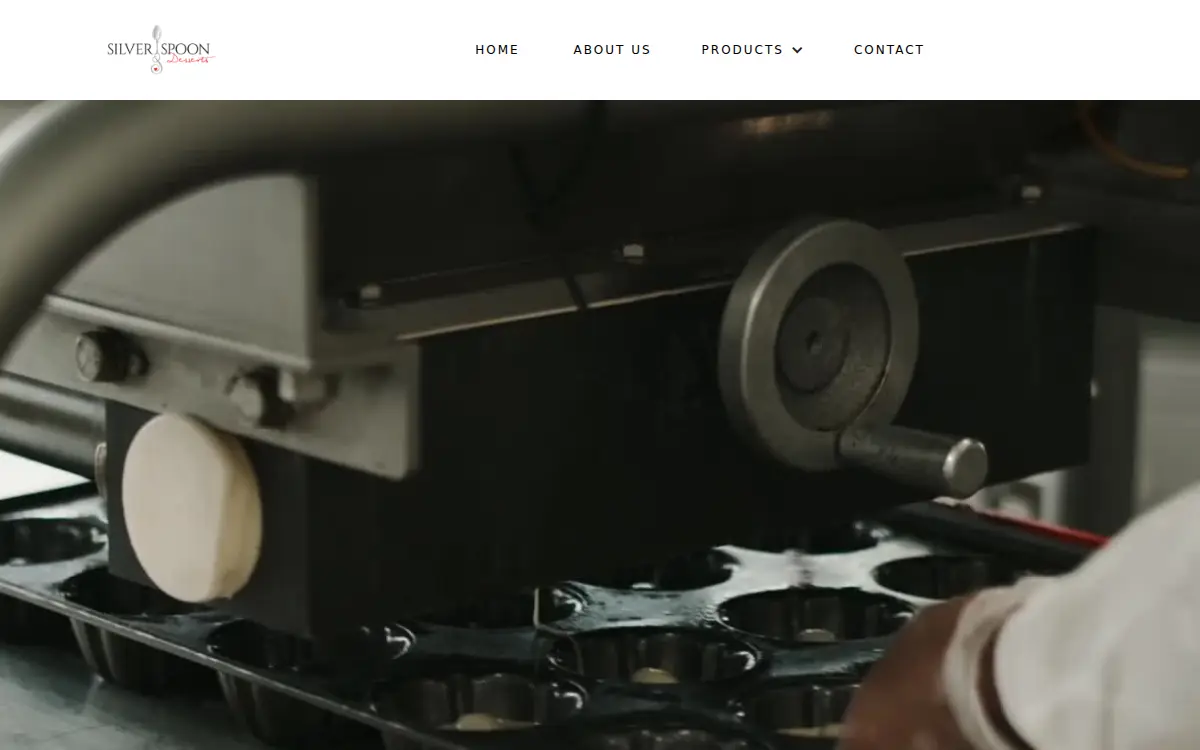 Homepage of The Silver Spoon Dessert CO.