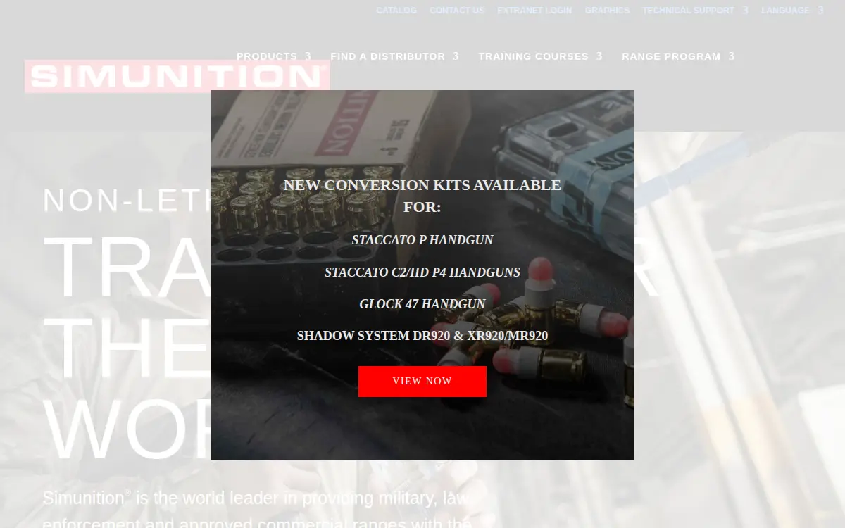 Homepage of General Dynamics Ordnance and Tactical Systems - Simunition Operations, INC.