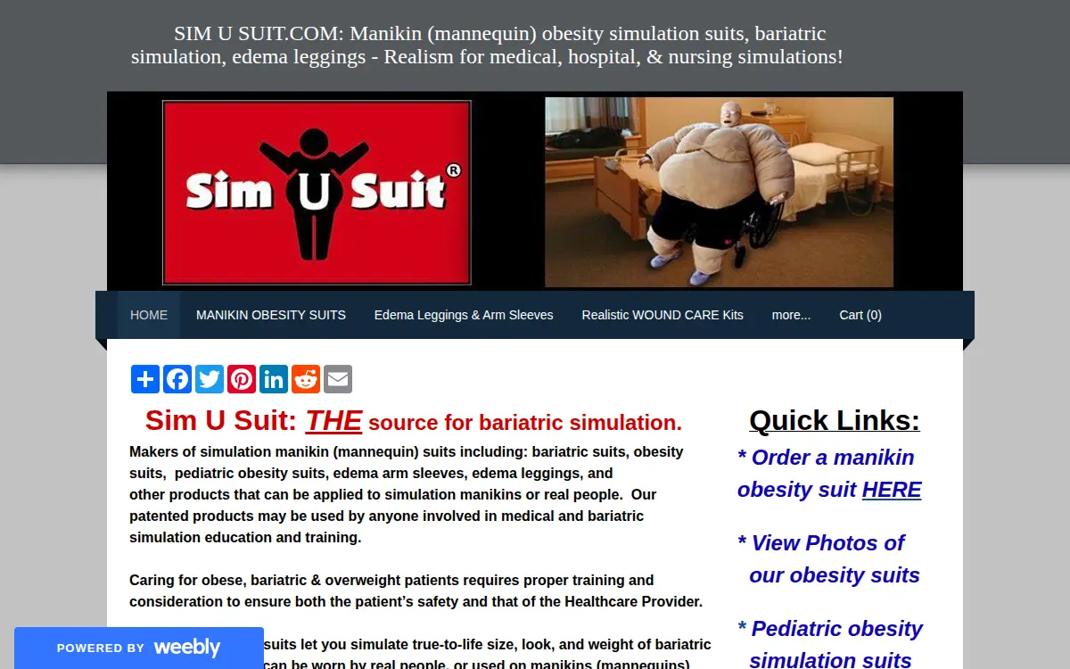 Homepage of Sim U Suit INC