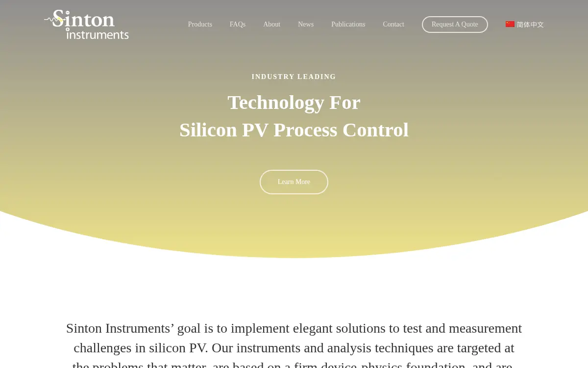 Homepage of Sinton Consulting, INC.