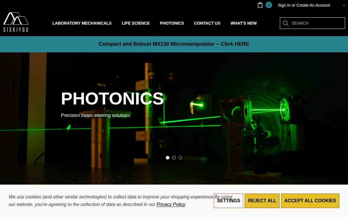 Homepage of Siskiyou CORP