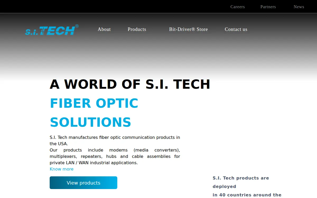 Homepage of S.i. Tech INC