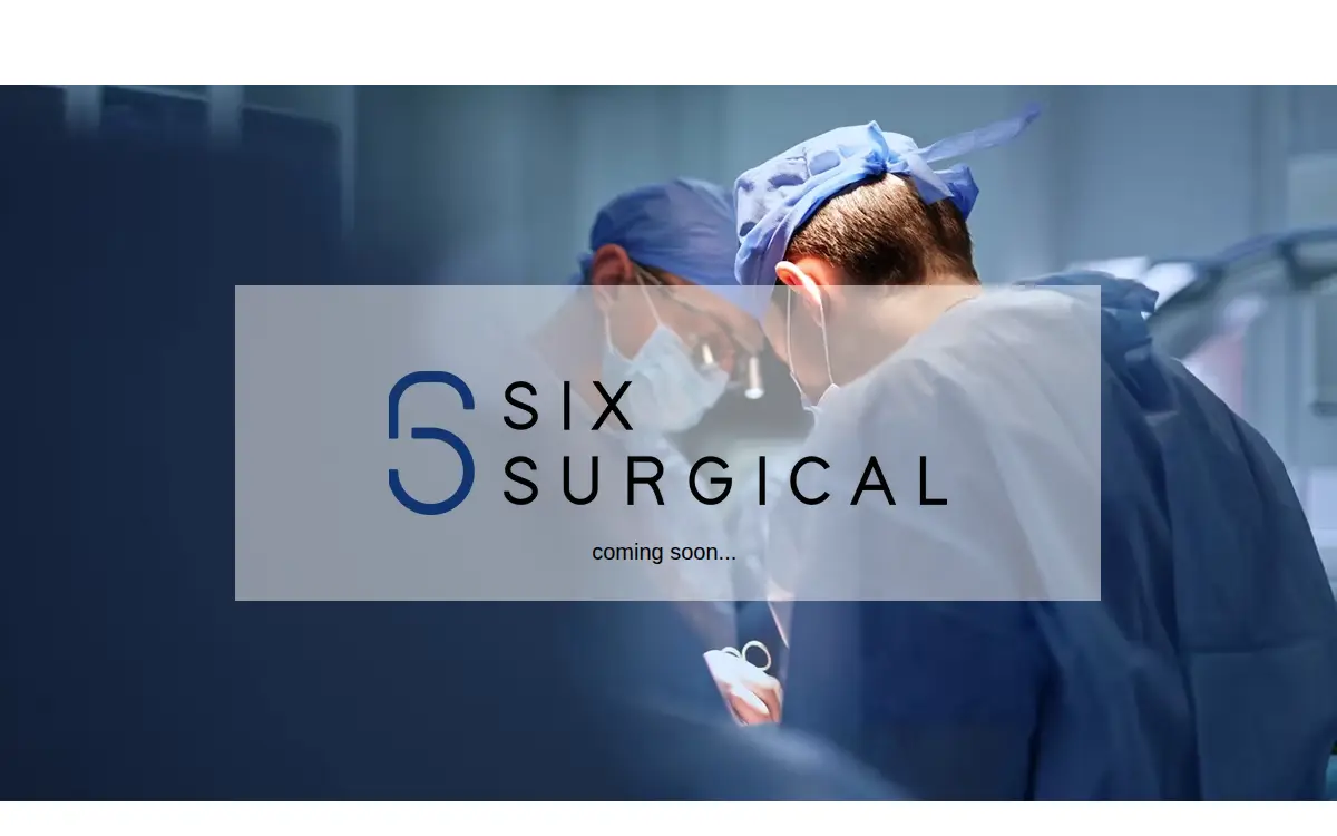 Homepage of Six Surgical, LLC