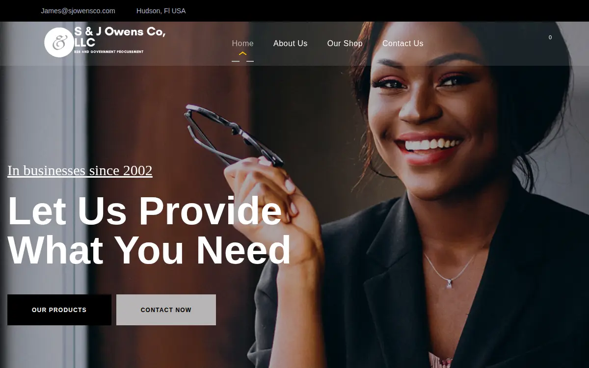 Homepage of S & J Owens CO LLC
